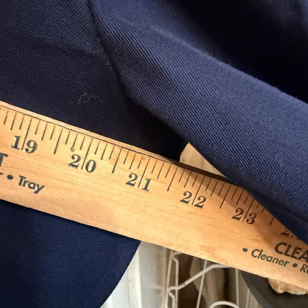 US Air Force Lightweight Service Jacket Navy Blue Creighton AB 40R Military Issu